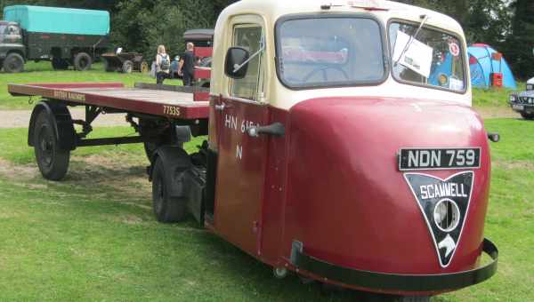 Scammell Scarab: трёхколёсный... седельный тягач