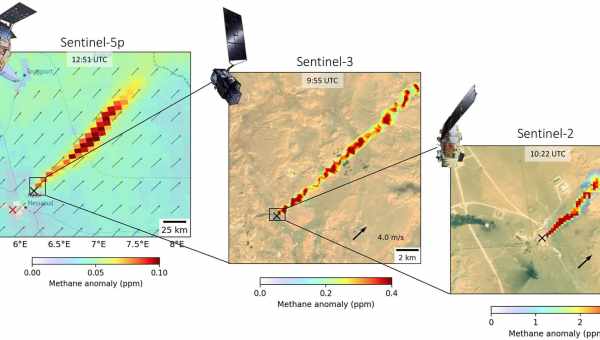 Спутник Sentinel-5 по выбросам газа предсказал маленькое извержение вулкана за 40 минут до его начала