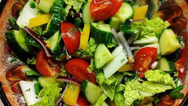 Овочевий салат «Літня корисність»